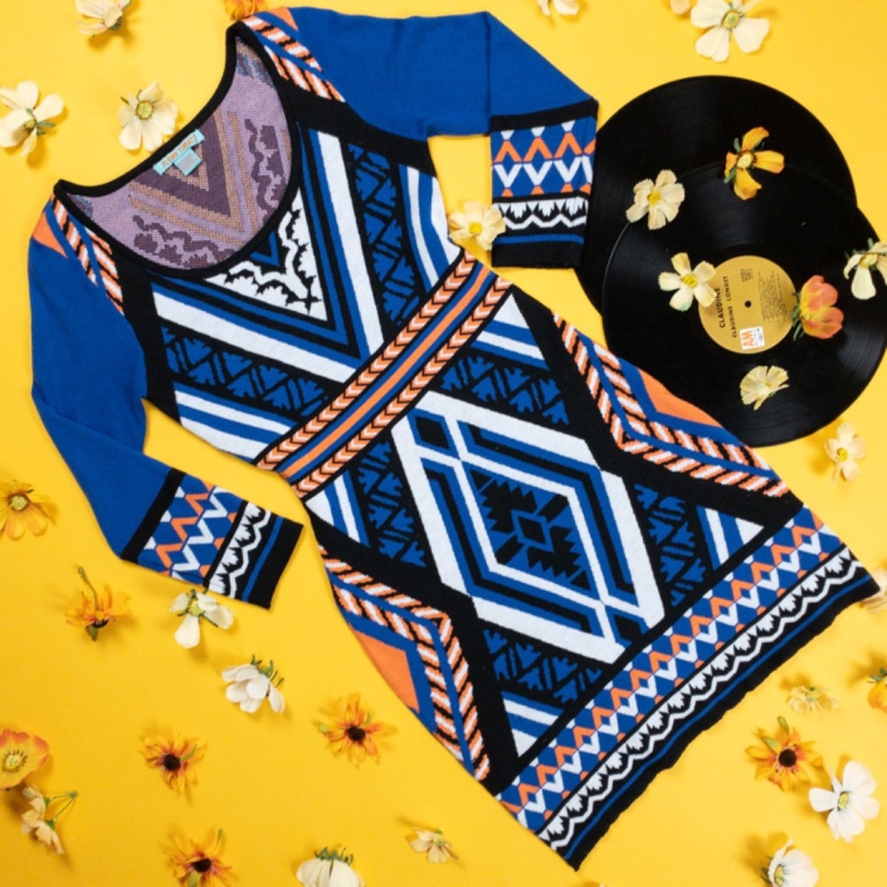 Geometric Boho Dress